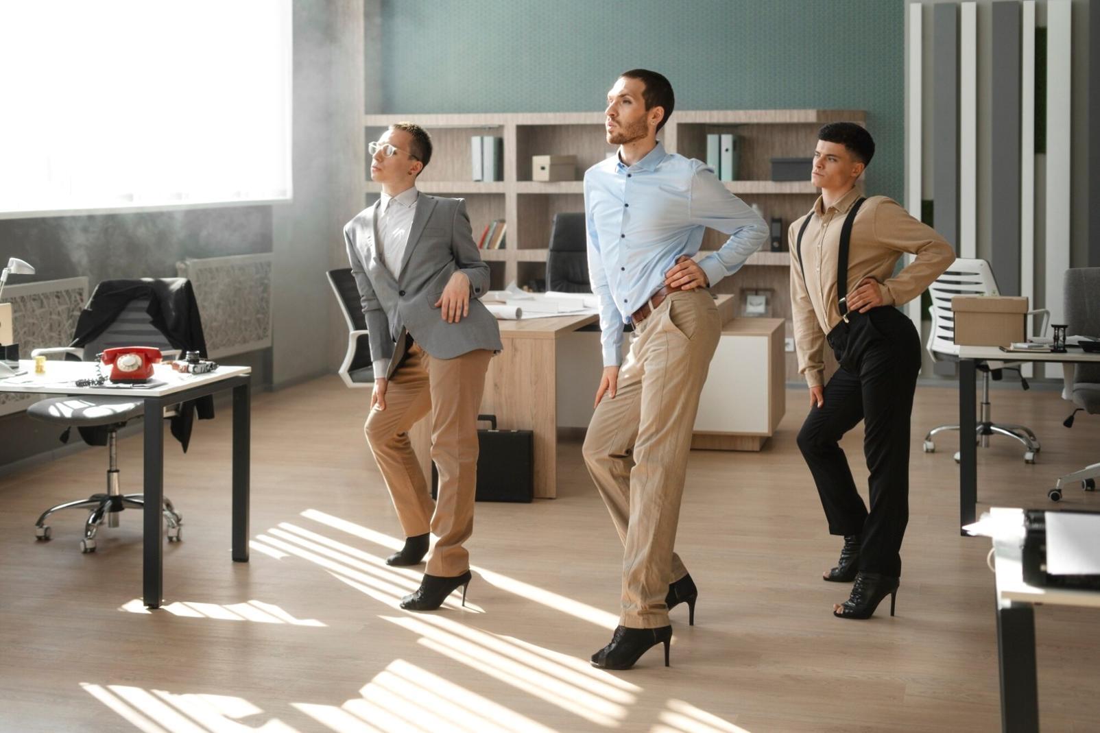 Professional financial workspace with organized documents